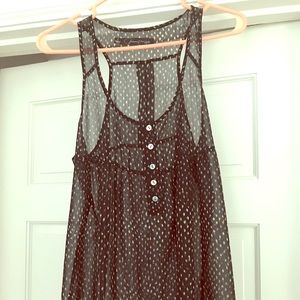 Sheer Sparkly Tank